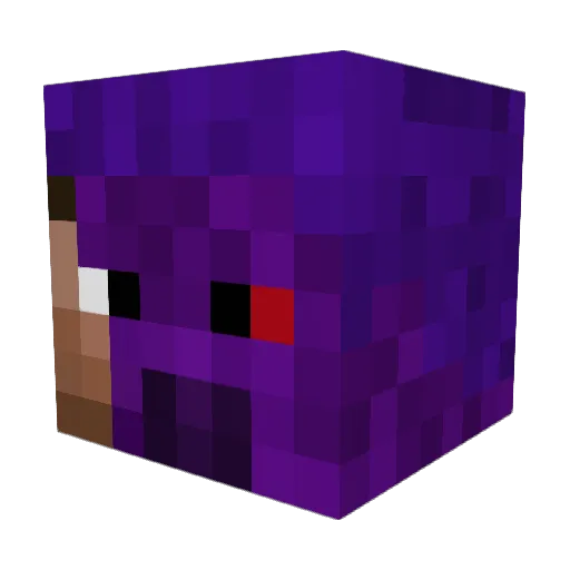 Piereeuu Minecraft avatar head, 3D render