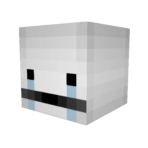 Pierin02 Minecraft avatar head, 3D render