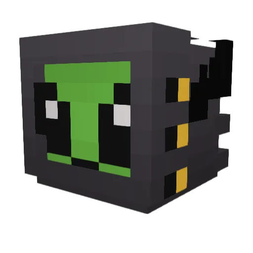 Piernik_5 Minecraft avatar head, 3D render