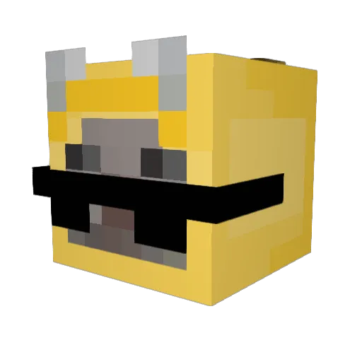 Piero26GG Minecraft avatar head, 3D render