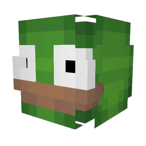Pierorzek2137 Minecraft avatar head, 3D render