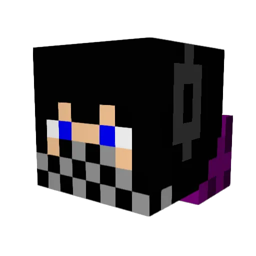Pierre69 Minecraft avatar head, 3D render