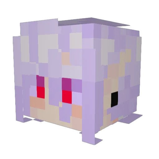 PierreMJ Minecraft avatar head, 3D render