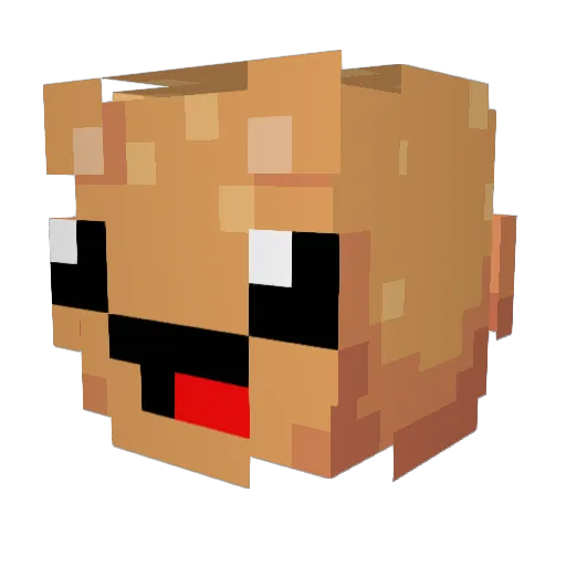 PierreMauriceK Minecraft avatar head, 3D render