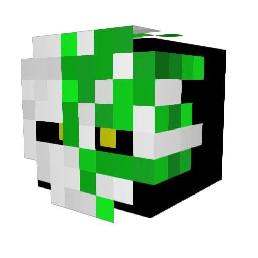 Pierre_Alexandre Minecraft avatar head, 3D render