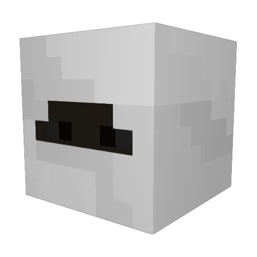 Pierro1101 Minecraft avatar head, 3D render