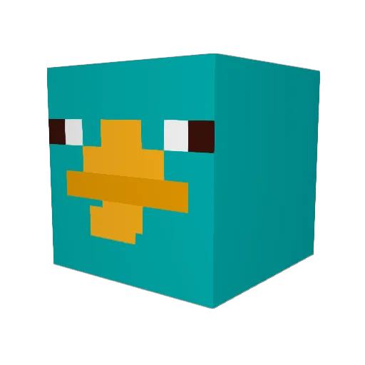 Pietro172A Minecraft avatar head, 3D render