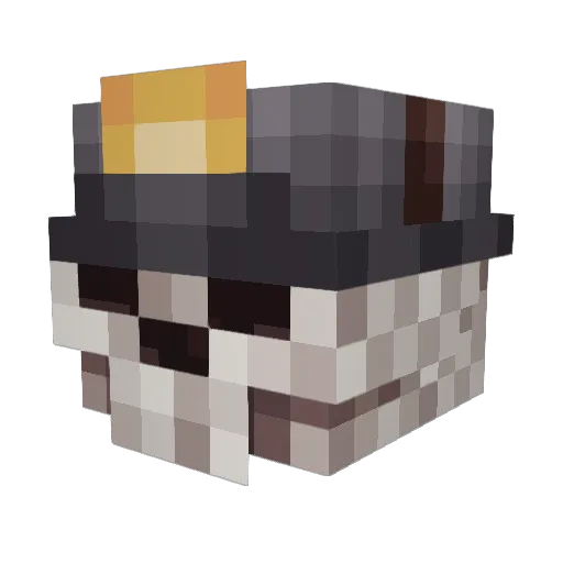 Pietro5_ Minecraft avatar head, 3D render