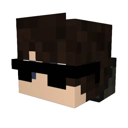 PietroGamer_Br Minecraft avatar head, 3D render
