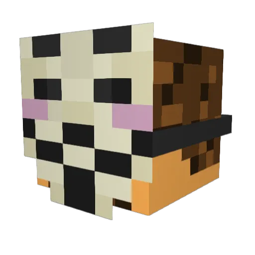 PietroItaly Minecraft avatar head, 3D render