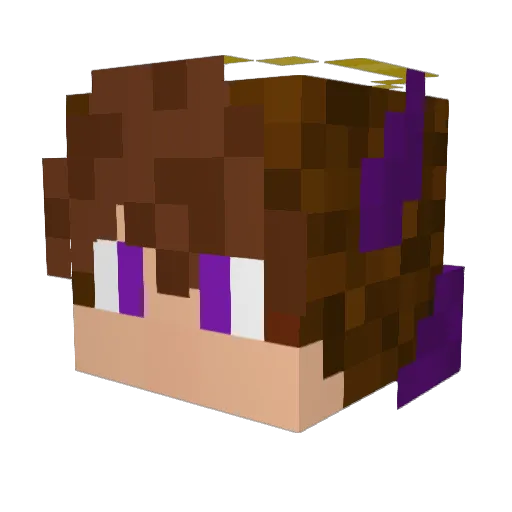 Pietrobello Minecraft avatar head, 3D render