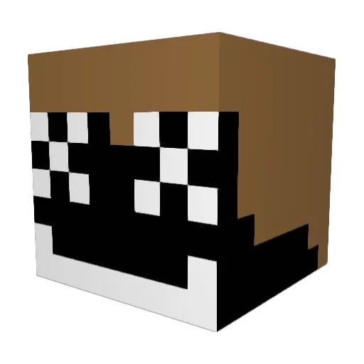 Pietrovisk06 Minecraft avatar head, 3D render
