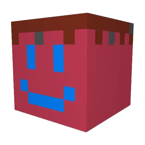 PigBacon13 Minecraft avatar head, 3D render