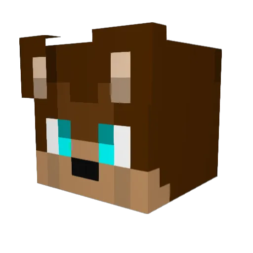 PigGirl51 Minecraft avatar head, 3D render