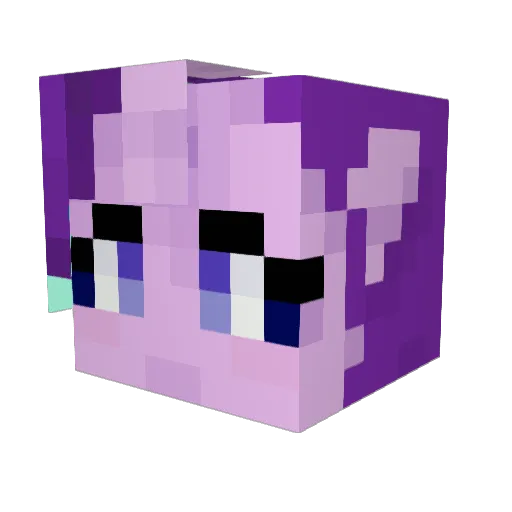 PigIsVibing Minecraft avatar head, 3D render