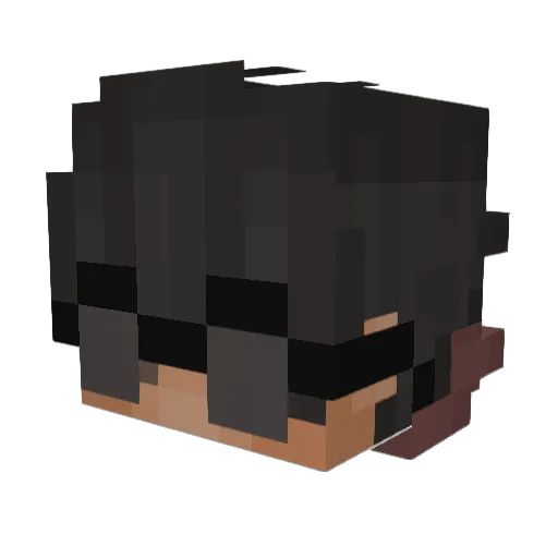 PigLava23 Minecraft avatar head, 3D render