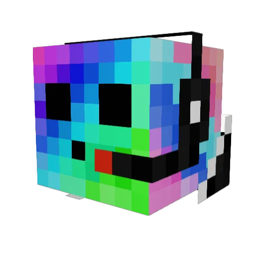 PigMan_KING Minecraft avatar head, 3D render