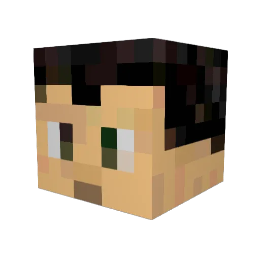 PigP3nn Minecraft avatar head, 3D render