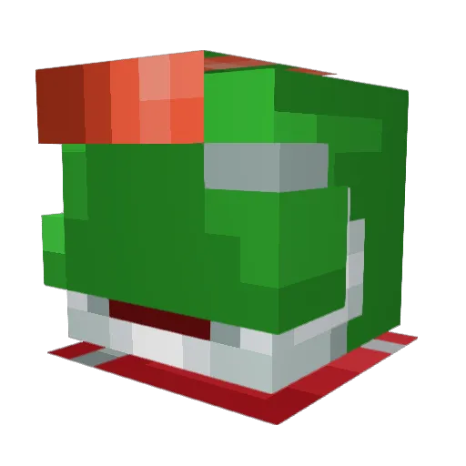 PigSoup5 Minecraft avatar head, 3D render