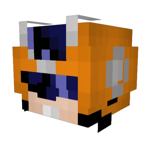 Pigeon2171 Minecraft avatar head, 3D render