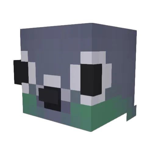 Pigeon_Man7 Minecraft avatar head, 3D render