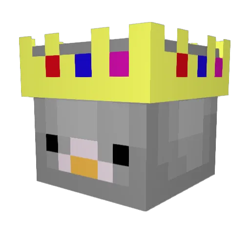 Pigeon_mancer_ Minecraft avatar head, 3D render