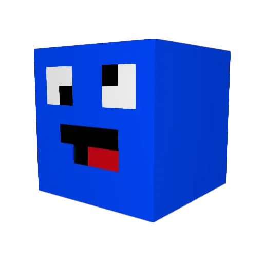 PiggElin19 Minecraft avatar head, 3D render
