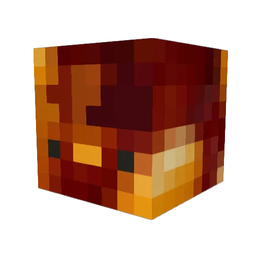 Piggsflyspi Minecraft avatar head, 3D render
