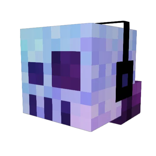 PiggyPro18 Minecraft avatar head, 3D render