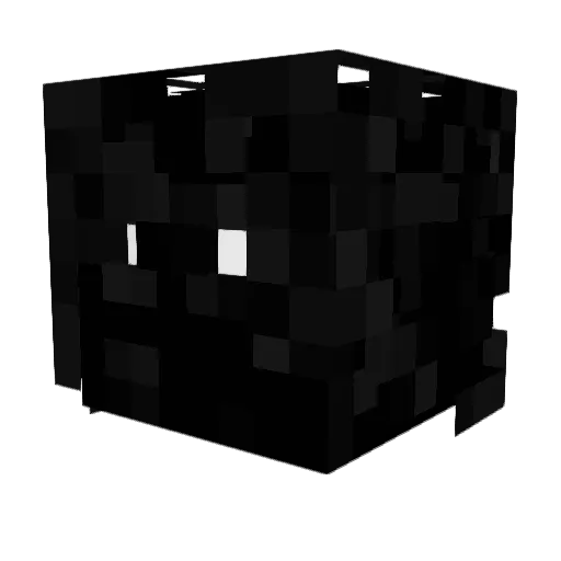 Piggypigp Minecraft avatar head, 3D render