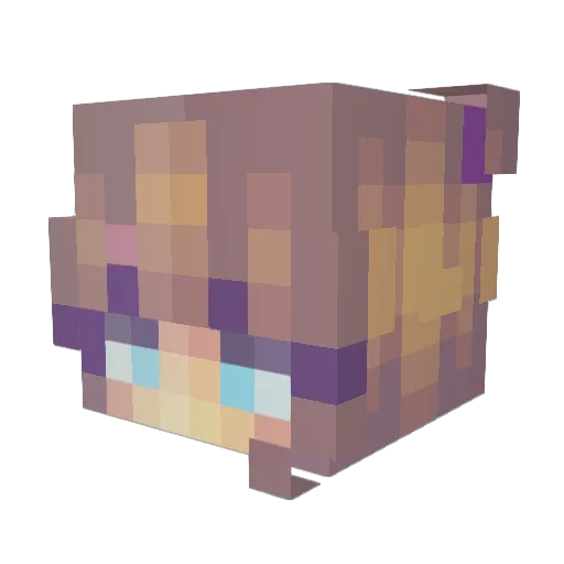 Piglionmaj1 Minecraft avatar head, 3D render