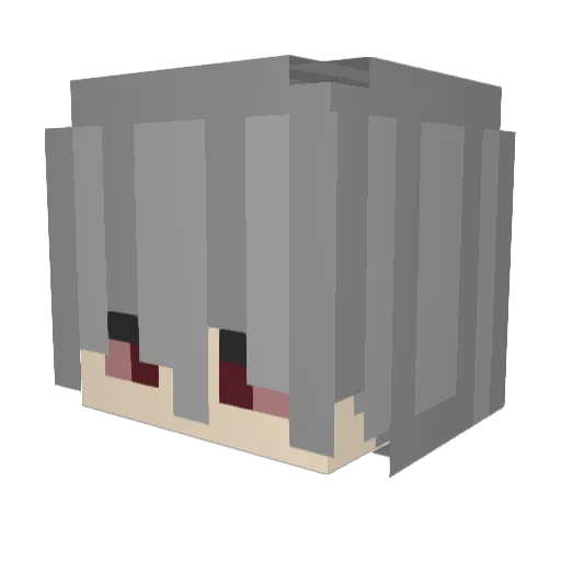 Pigoz98 Minecraft avatar head, 3D render