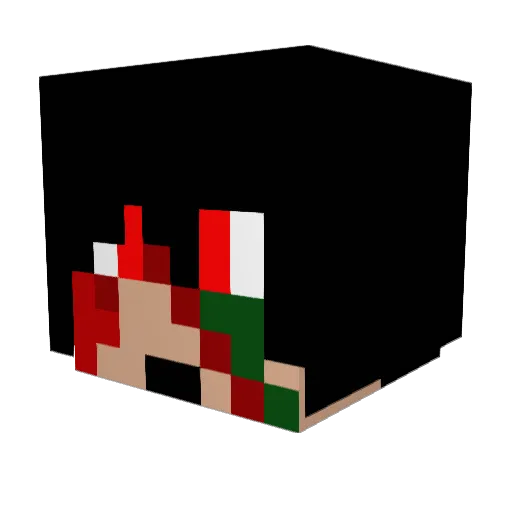 PiixelWeex Minecraft avatar head, 3D render