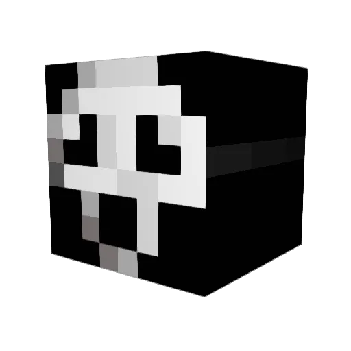 Pika687 Minecraft avatar head, 3D render