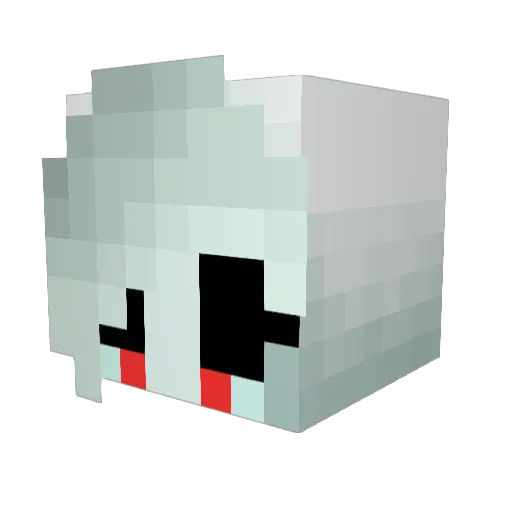 PikaGirl2_0Alpha Minecraft avatar head, 3D render