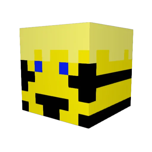 PikaIan Minecraft avatar head, 3D render