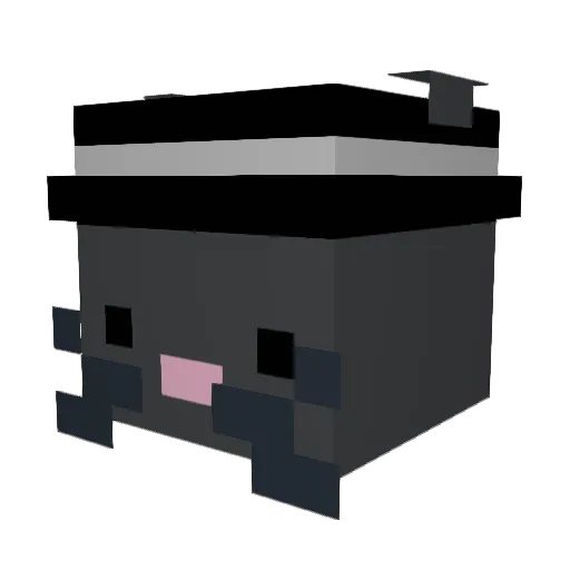 PikaTheRat Minecraft avatar head, 3D render