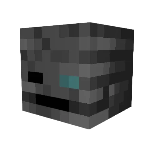 Pika_Plays_ Minecraft avatar head, 3D render
