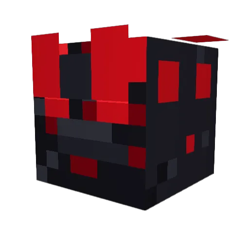 Pikachu3x3 Minecraft avatar head, 3D render