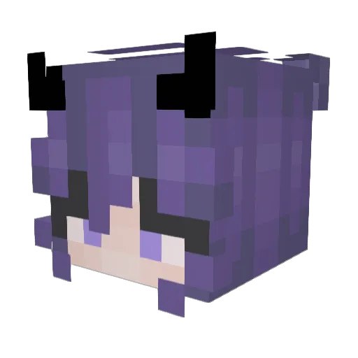 PikachuPenguin Minecraft avatar head, 3D render