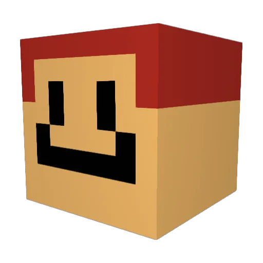 PikachuTommy1 Minecraft avatar head, 3D render