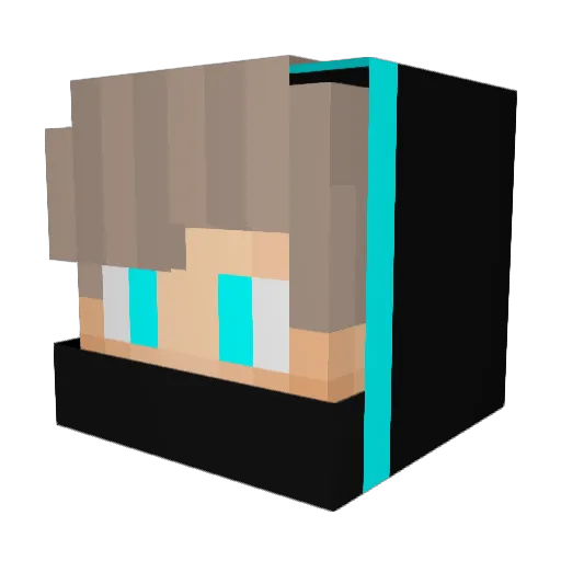 Pikachu_2K18 Minecraft avatar head, 3D render