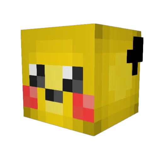 Pikachu_Csf Minecraft avatar head, 3D render
