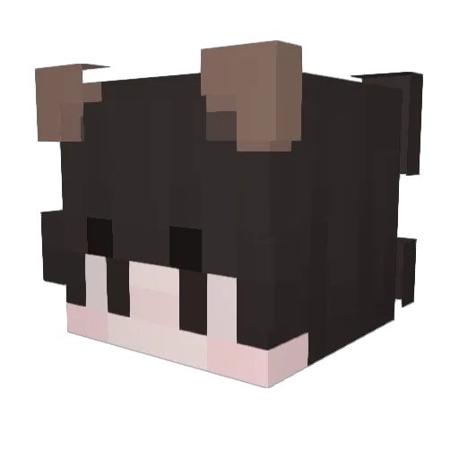 Pikalexis_ Minecraft avatar head, 3D render