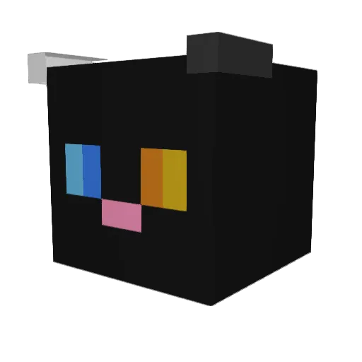 Pikalim_ Minecraft avatar head, 3D render