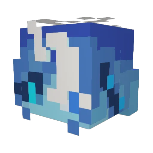 Pikapro4444 Minecraft avatar head, 3D render
