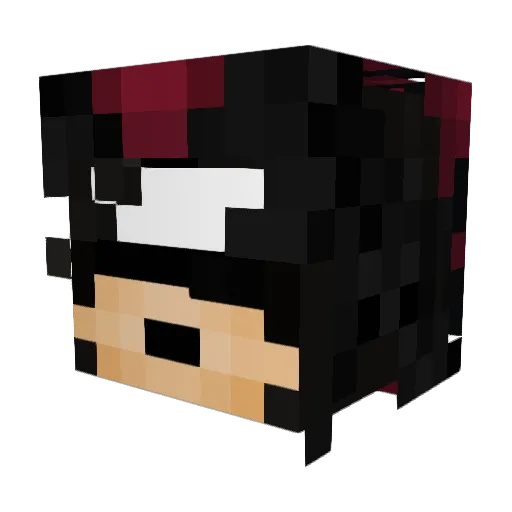 Pikart767 Minecraft avatar head, 3D render