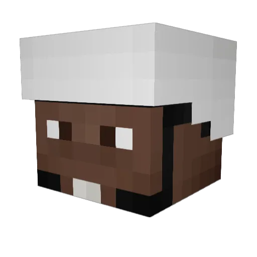 PikeTree Minecraft avatar head, 3D render