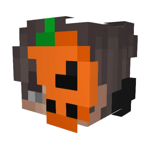 Pikel_Shade Minecraft avatar head, 3D render