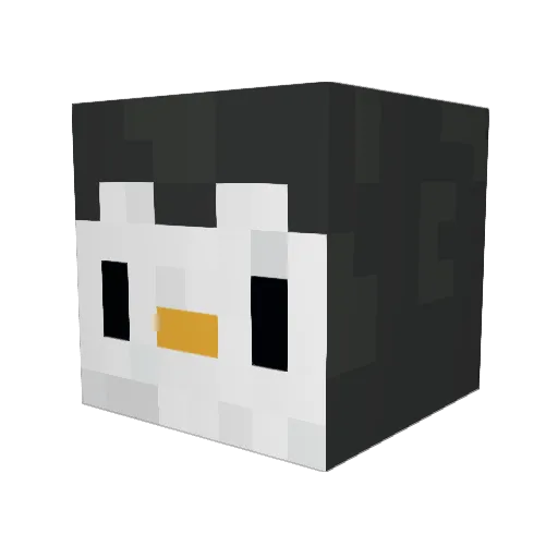 Pikkoliver Minecraft avatar head, 3D render